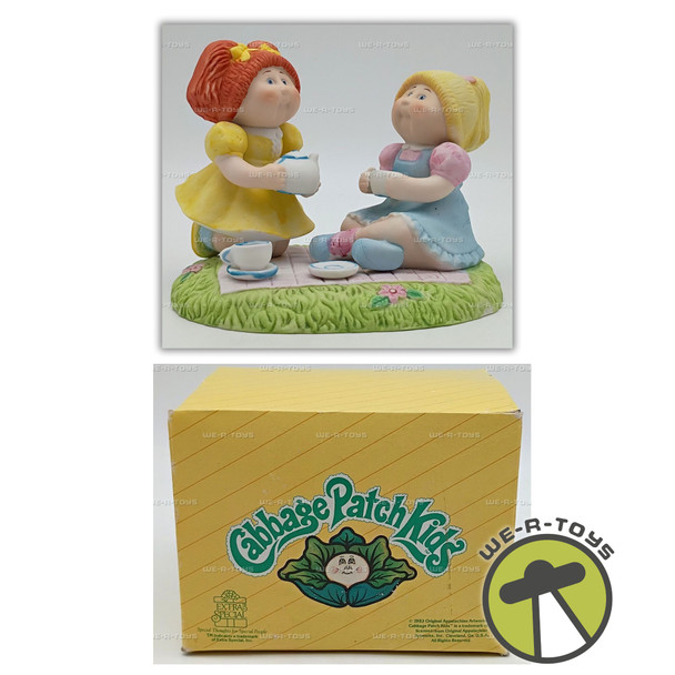 Cabbage Patch Kids Tea For Two Fine Porcelain Figurine 1983 Style No. 5018