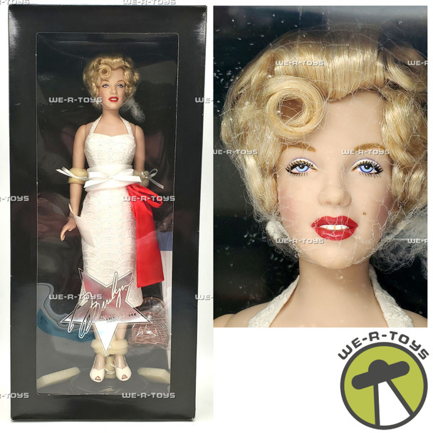 The Franklin Mint Marilyn Monroe Walk Of Fame Porcelain Portrait Doll