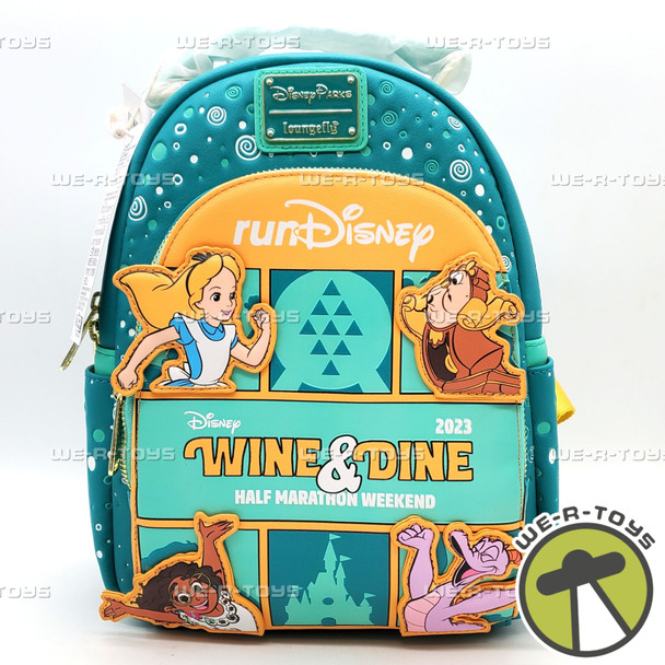 Loungefly Wine And Dine Half Marathon Weekend 2023 Disney Backpack Bag