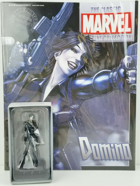 Marvel Comics Domino Classic Figurine Collection w/ Book No. 178 Eaglemoss NEW