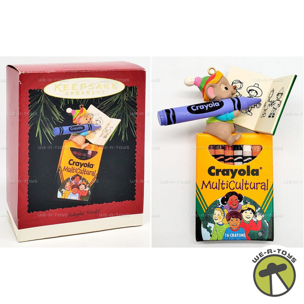 Hallmark Keepsake Christmas Ornament Crayola Colorful World 1995