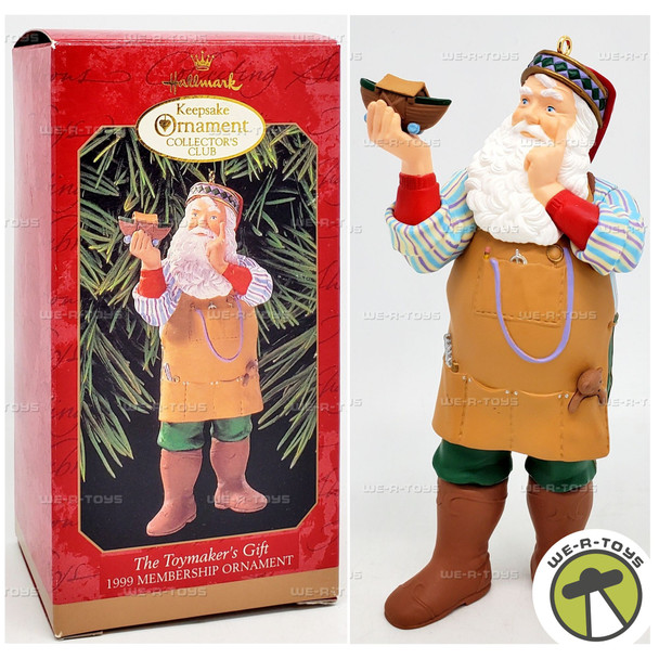Hallmark Keepsake Membership Ornament The Toymaker's Gift 1999