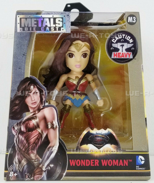 DC Comics Jada Toys Wonder Woman M3 Metals Die Cast Figure Batman V Superman NEW