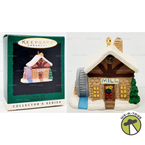 Hallmark Keepsake Miniature Ornament Village Mill Old English Village 1996