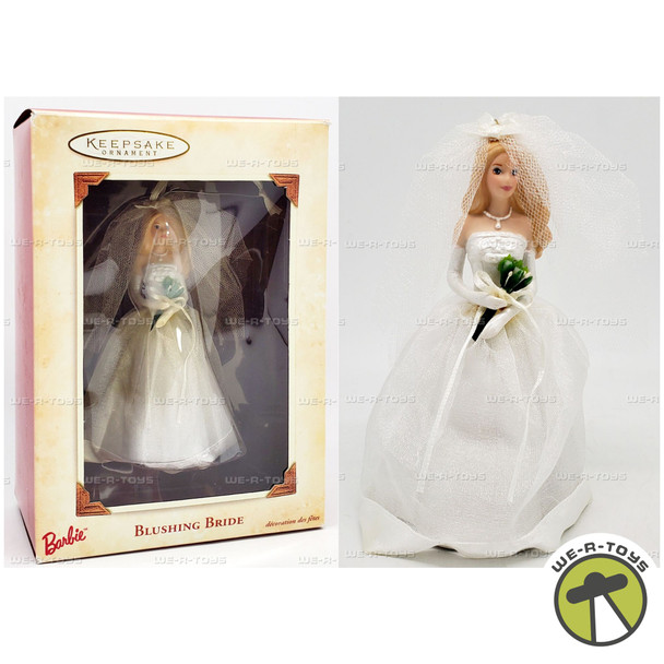 Barbie Hallmark Keepsake Ornament Barbie Blushing Bride 2002
