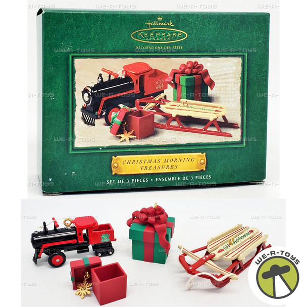 Hallmark Keepsake Christmas Ornament Christmas Morning Treasures Set of 3