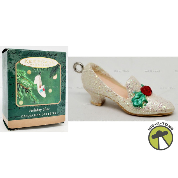 Hallmark Keepsake Miniature Ornament Holiday Shoe 2001