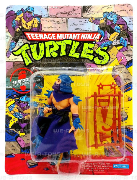 TMNT Teenage Mutant Ninja Turtles Shredder 5" Figure 1990 Playmates 5007 NRFP