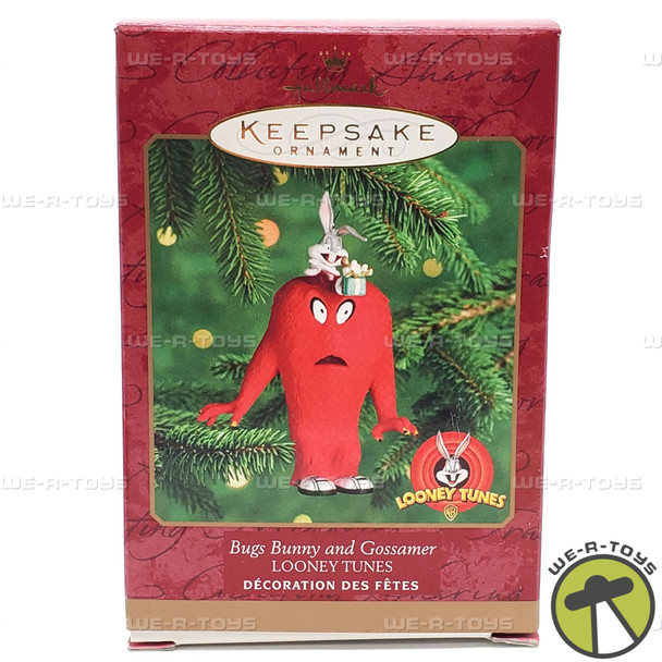 Hallmark Keepsakes 1999 Bugs Bunny And Gossamer Christmas Ornament NEW