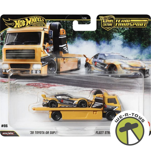 Hot Wheels Team Transport #86 '20 Toyota GR Supra & Fleet Street Die-Cast