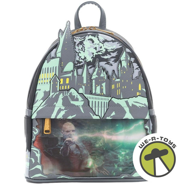Harry Potter Glow in the Dark Battle of Hogwarts Backpack Loungefly
