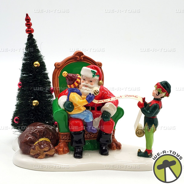 Department 56 Santa Comes to Town 2006 Snow Village 55402 NEW