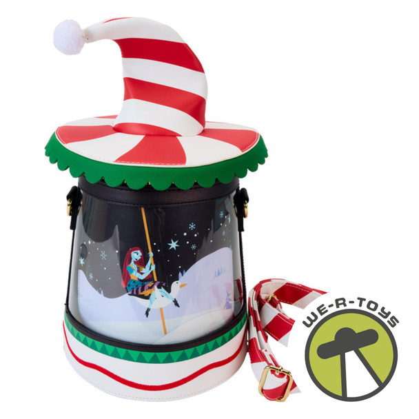 Nightmare Before Christmas Carousel Spinning Figural Crossbody Bag Loungefly