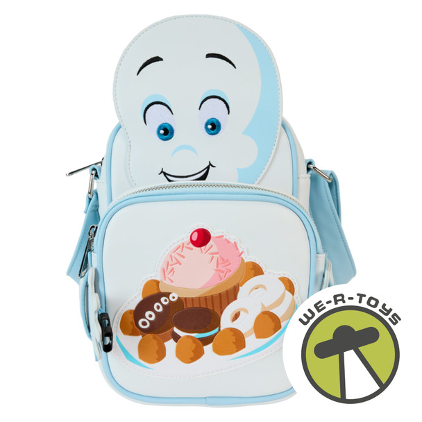 Casper the Friendly Ghost Glow Crossbuddies Bag with Coin Bag Loungefly