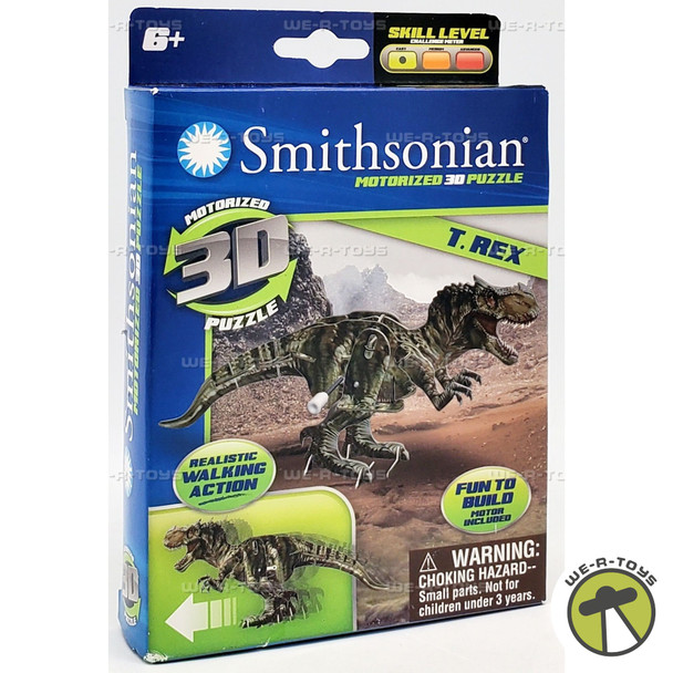 Smithsonian Tyrannosaurus Rex 3D Build & Play Motorized Puzzle 2021 Skullduggery