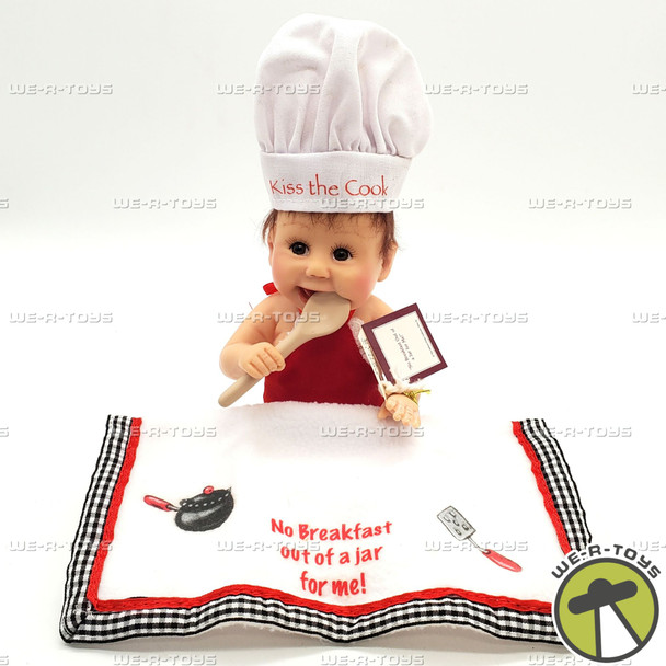 Ashton Drake Hats Off Series No Breakfast Out Of A Jar For Me Baby Girl Doll