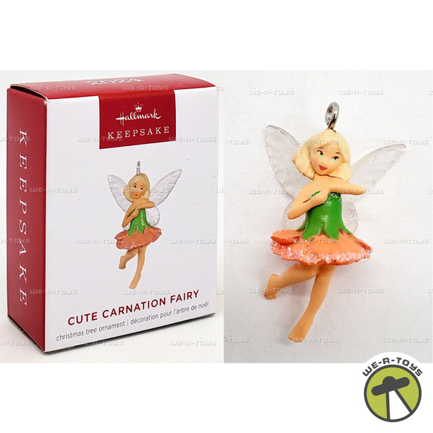 Hallmark Keepsake Miniature Christmas Ornament Cute Carnation Fairy 2024