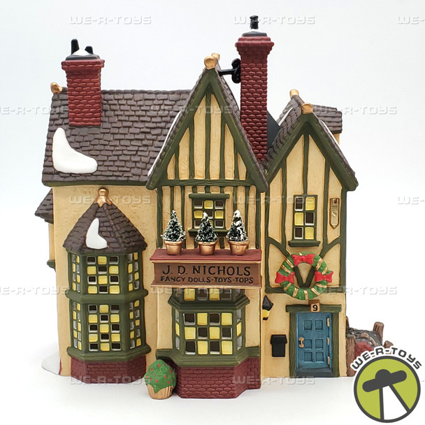 Department 56 Dickens' Village Series J.D. Nichols Toy Shop Lighted #58328