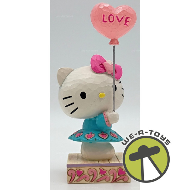 Hello Kitty Holding a Heart Balloon Figurine 2025 Sanrio by Jim Shore 6017926