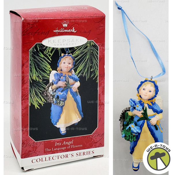 Hallmark Keepsake Ornament Language of Flowers Iris Angel 1998