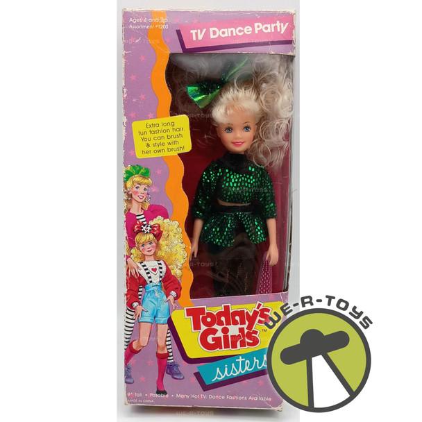 Today's Girls Sisters TV Dance Party Blonde Doll 1991 Creata #1200