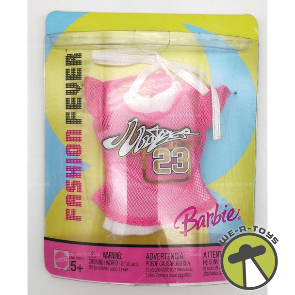 Barbie Fashion Fever Pink #23 Jersey Shirt Fashion 2005 Mattel #H0874