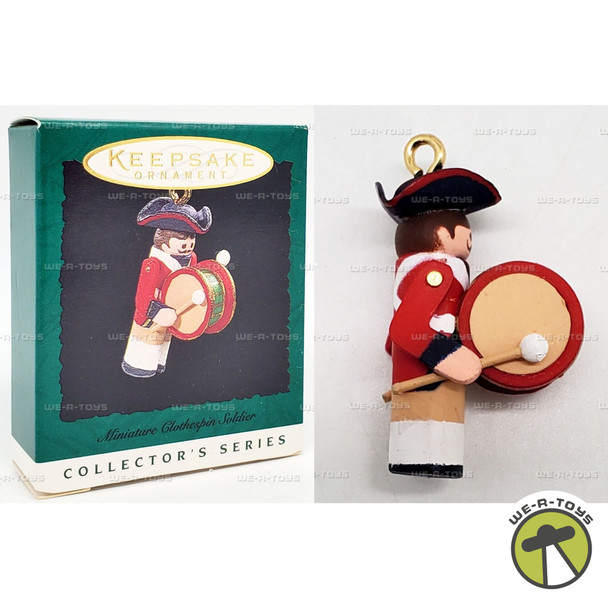 Hallmark Keepsake Miniature Ornament Miniature Clothespin Soldier 1996