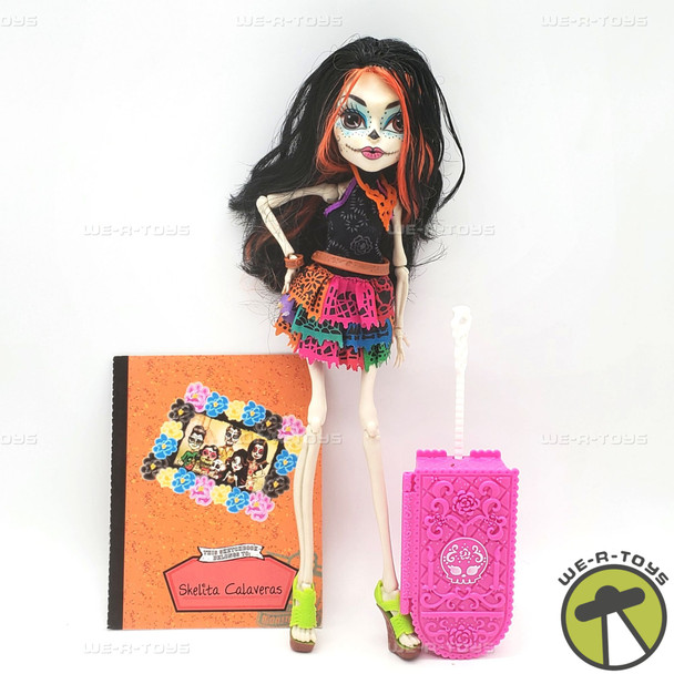Monster High Scaris Skelita Calaveras Doll 2013 Mattel Y0377 Complete