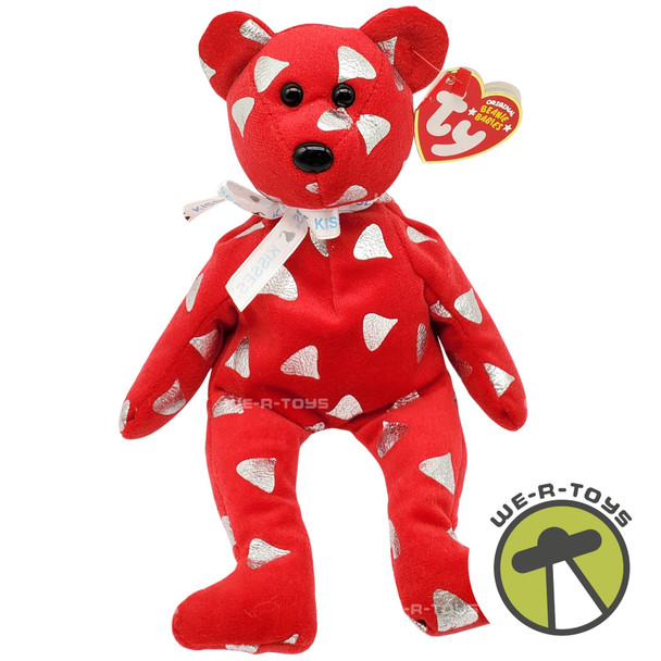 Ty Beanie Babies Yummy the Bear Valentine's Hershey Kiss Plush