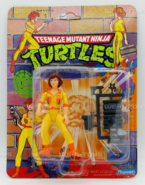TMNT Teenage Mutant Ninja Turtles April O'Neil Action Figure 1990 Unpunched NRFP