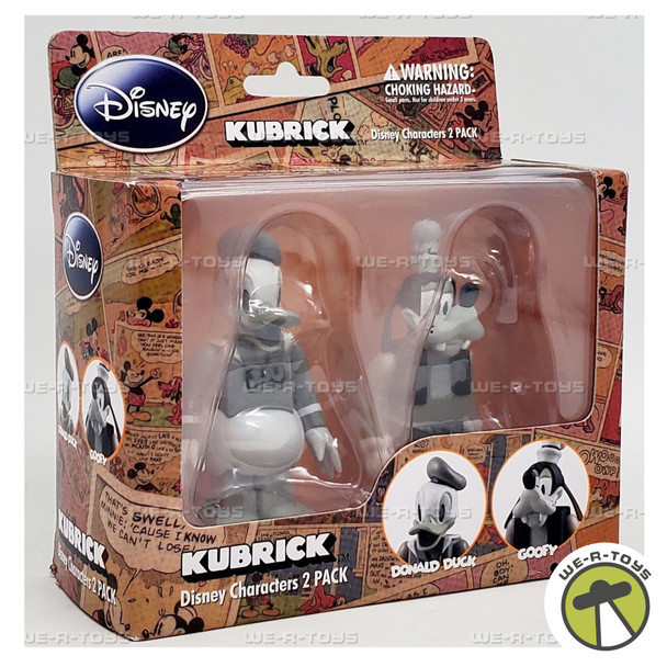 Donald Duck and Goofy Kubrick Disney Characters Two-Pack Medicom 01159