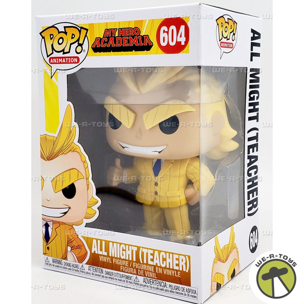 Funko POP Animation My Hero Academia All Might Teacher 604 Vinyl Figure