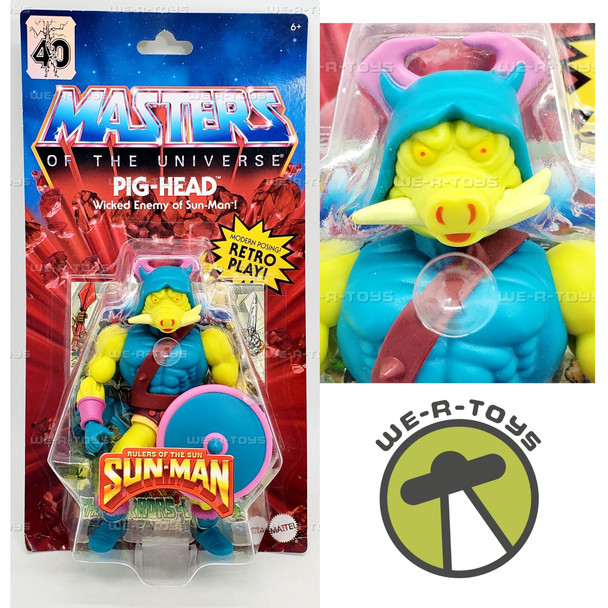 Masters of The Universe Pig-Head Rulers of the Sun-Man Action Figure Mattel