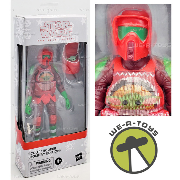 Star Wars The Black Series Scout Trooper Holiday Edition Action Figure Hasbro