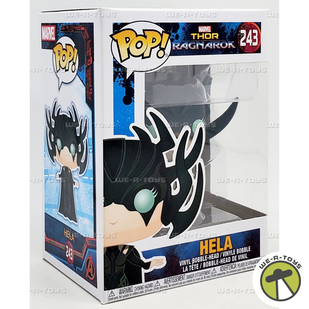 Funko POP Marvel Thor Ragnarok Hela Masked 243 Vinyl Bobble Head Figure