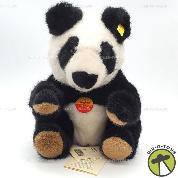Steiff Original Panda Mohair Bear 8" Plush 060175