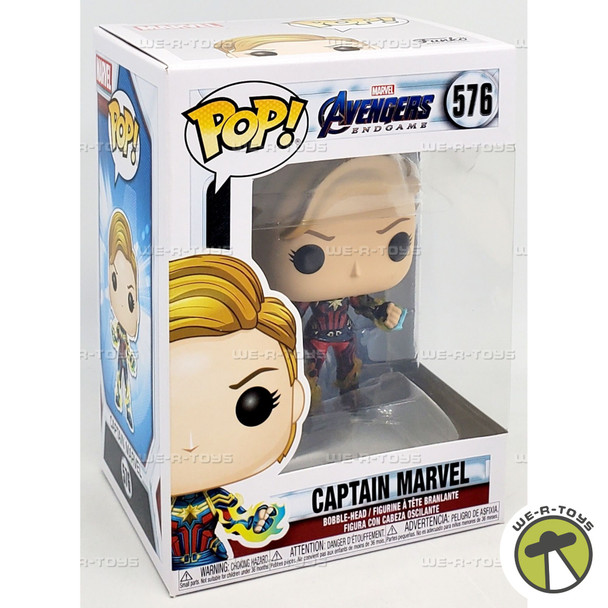 Funko POP Marvel Avengers Endgame Captain Marvel 576 Vinyl Bobble Head Figure