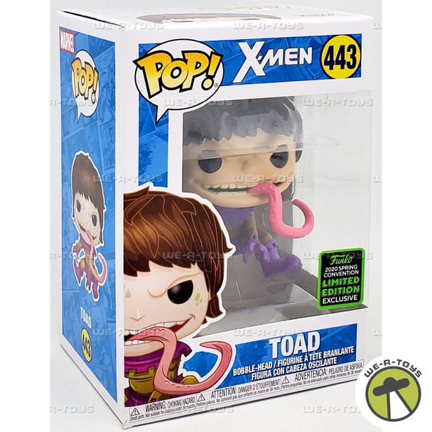 Funko POP Marvel X-Men 443 Toad 2020 Spring Convention Bobble Head Figure