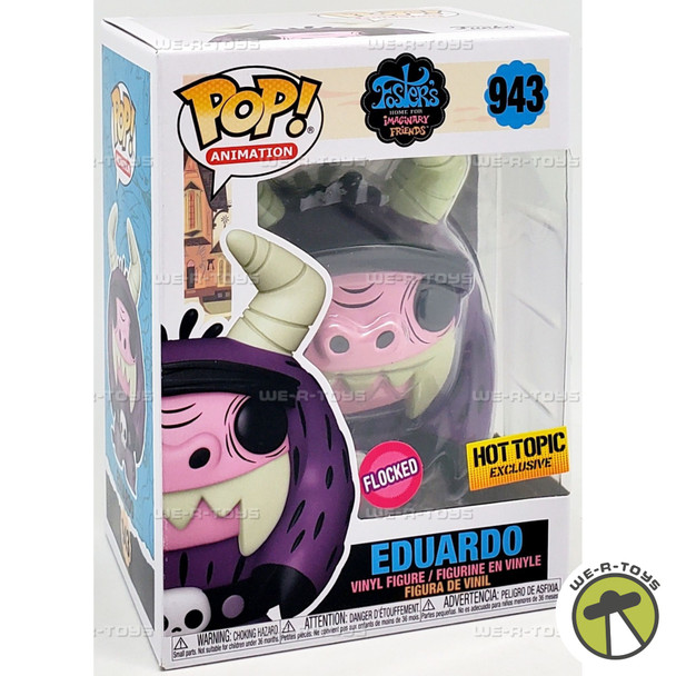 Funko POP Animation Foster's Home for Imaginary Friends Eduardo Flocked Figure
