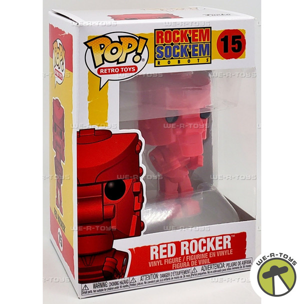 Funko POP Retro Toys Rock'Em Sock'Em Robot Red Rocker 15 Vinyl Figure
