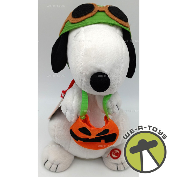 Peanuts Flying Age Snoopy Halloween Plush Hallmark HGN1180 W/ Sound/Motion 2016