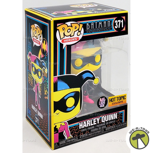 Funko POP Batman the Animated Series Harley Quinn 371 Black Light Vinyl Figure