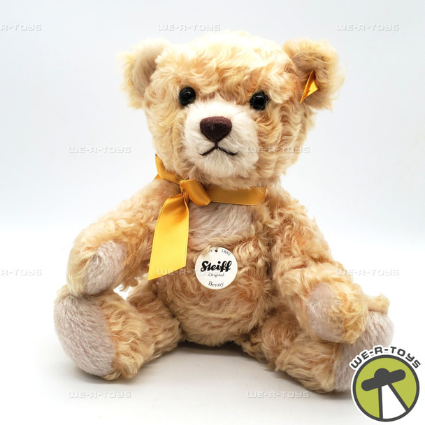 Steiff Original Benny Mohair Golden Bear 8'' Plush #026959