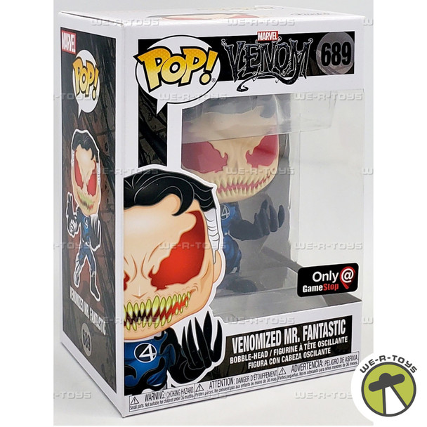 Funko POP Marvel Venom Venomized Mr. Fantastic 689 Bobble Head Figure