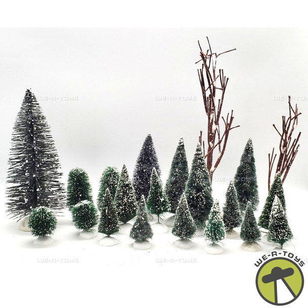 Department 56 Assorted Christmas Trees Lot of 22