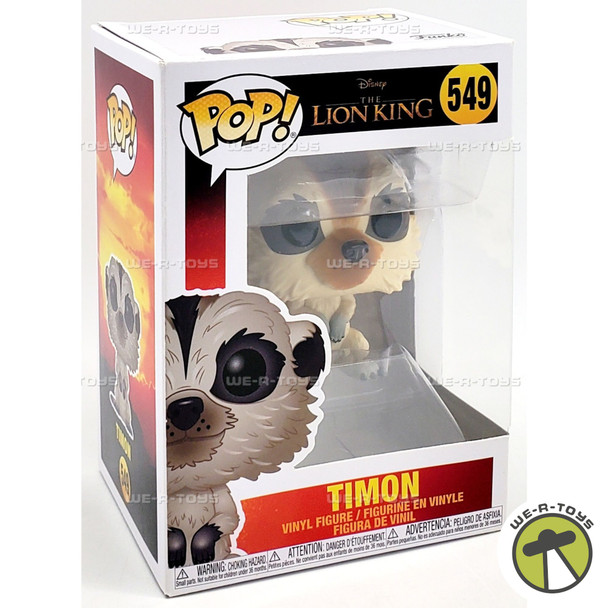 Funko POP Disney The Lion King Live Action Timon 549 Vinyl Figure