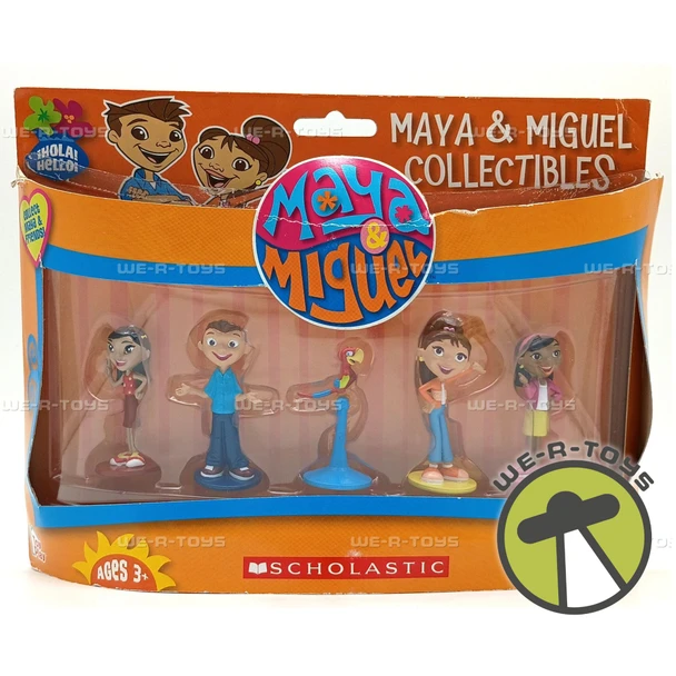 Maya & Miguel Collectibles Scholastic Set of 5 Figures 2005 Toy Play # MMT9700