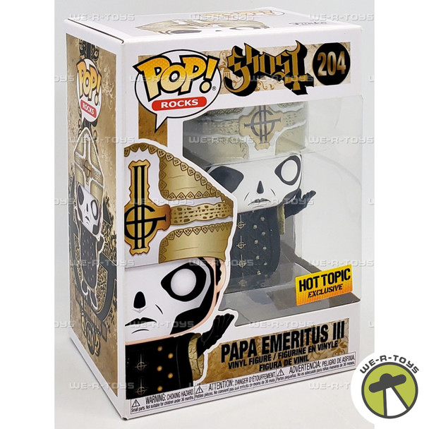 Funko POP Rocks Ghost Papa Emeritus III 204 Vinyl Figure