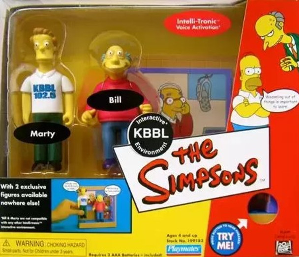 The Simpsons World of Springfield KBBL Interactive Environment with Marty & Bill