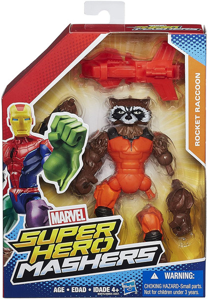 Marvel Super Hero Mashers Rocket Raccoon Interchangeable Action Figure Hasbro